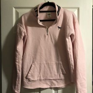 Pink Half Zip